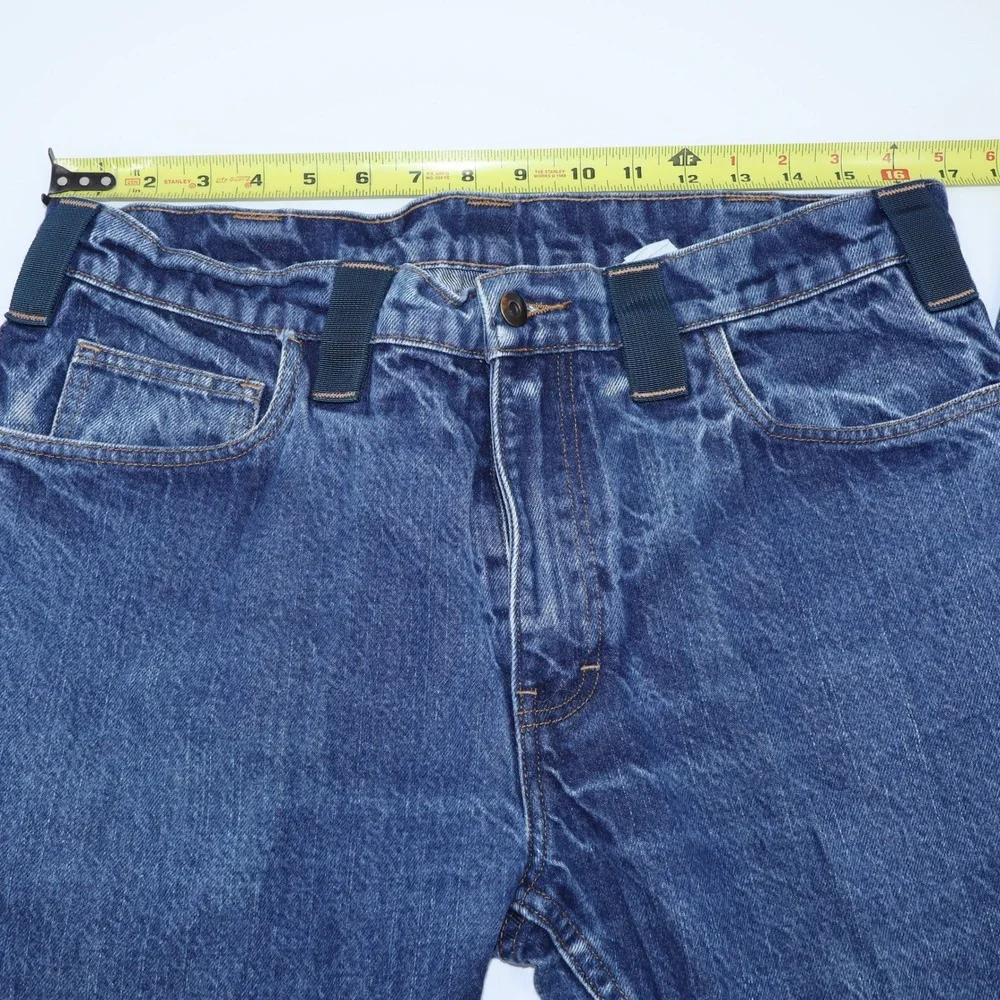 Kitanica Mens Tactical Denim Jeans Made in USA Dark Wash Straight Leg Size 36x30